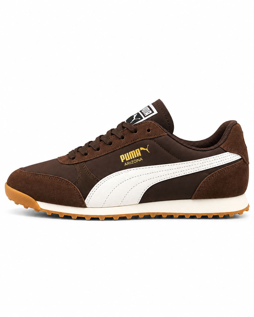 PUMA Arizona Sneakers - Dark Brown & White