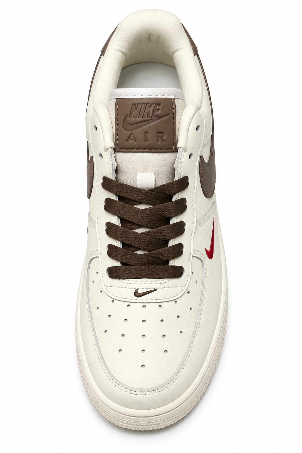 Nike Air Force 1 Low – Cream & Taupe Red Edition