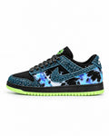 Nike Retro High-Top Style Sneakers -Black, Blue & Purple