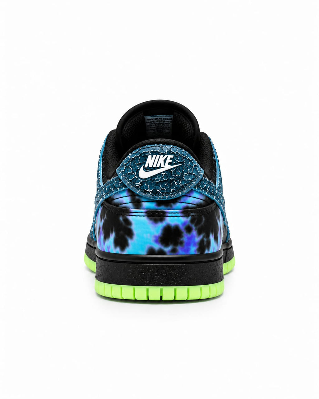 Nike Retro High-Top Style Sneakers -Black, Blue & Purple