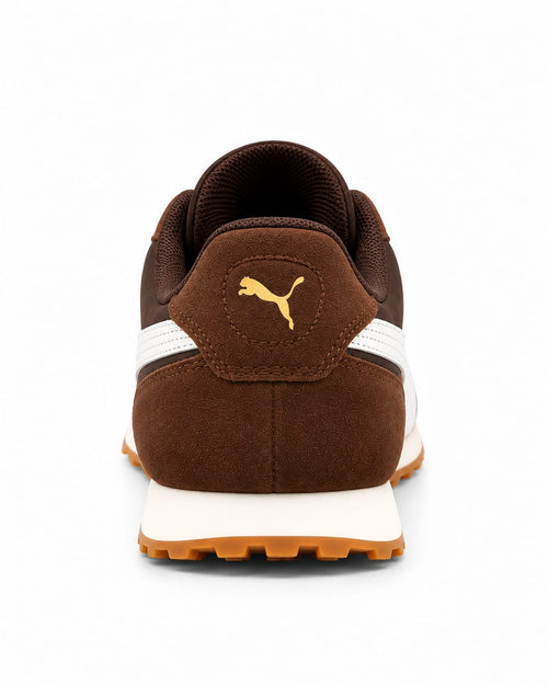 PUMA Arizona Sneakers - Dark Brown & White
